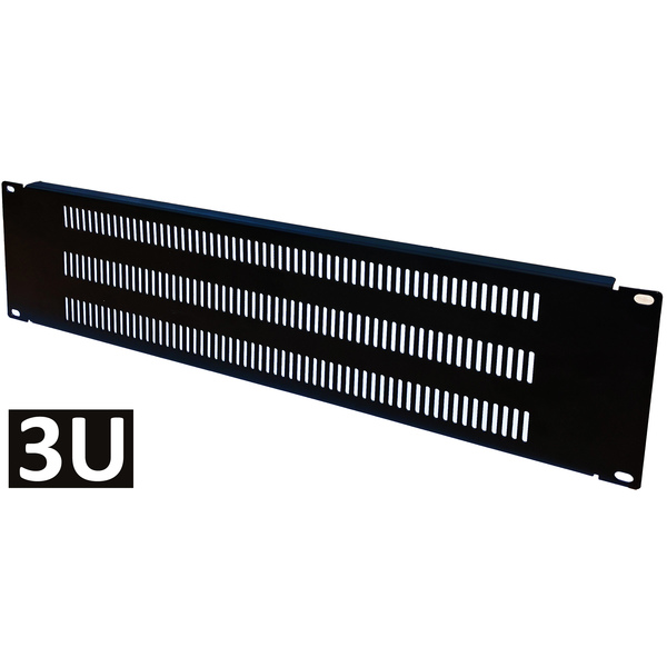 Electriduct 19" Universal Blank Rack Mount Panels - Electriduct QWM-ED-WM-VENT-3U